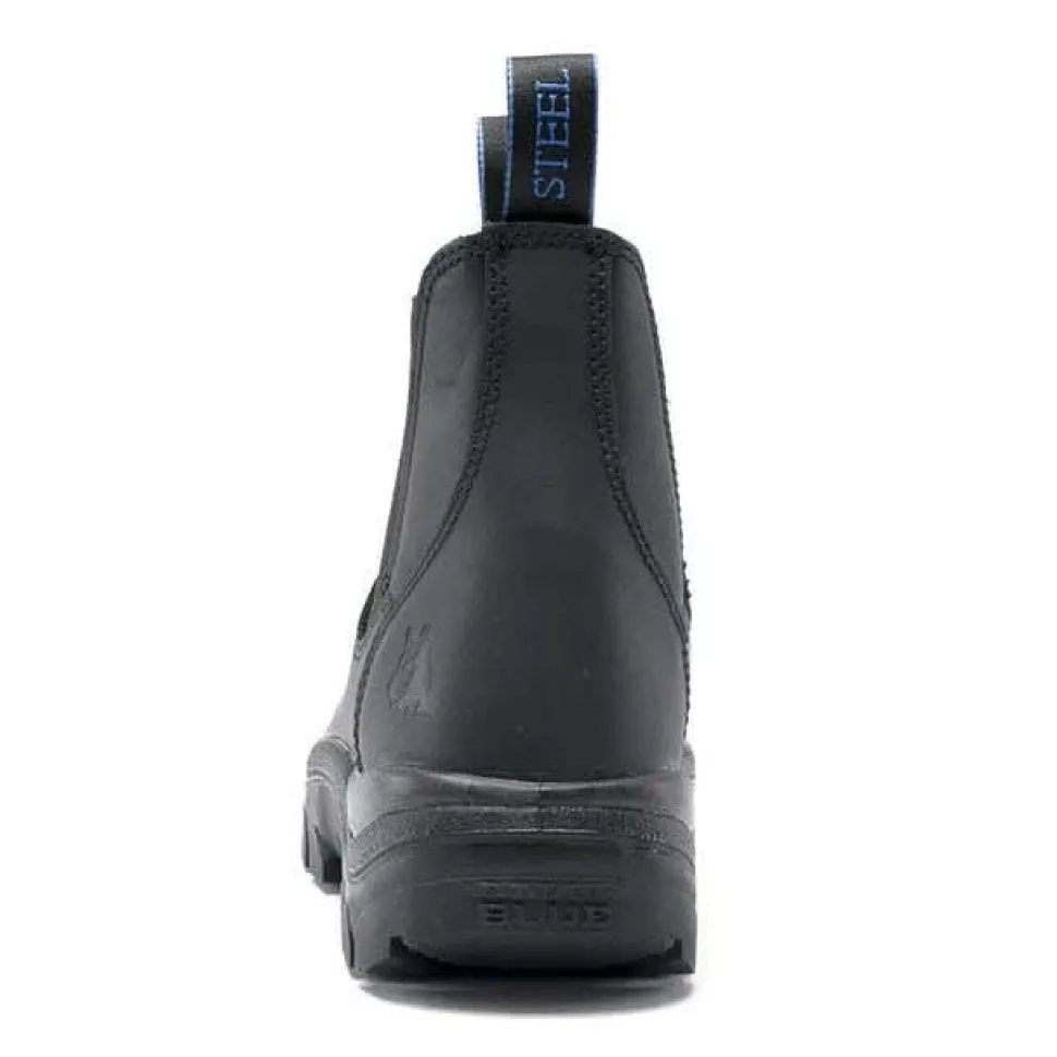 Steel Blue Work Boots Men's Hobart: Soft Toe Boots - Black 310901-BLK