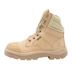Steel Blue Work Boots Men's Southern Cross Zip Safety Boots Safety Toe - Sand 812961M-SND