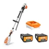 STIHL AP 36V Hedge Trimmer w/ AP 200, AP 300 S Lithium-Ion Batteries and AL 301 Rapid Battery Charger Bundle HLA 66 P