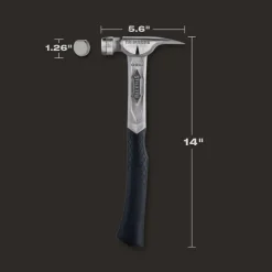 Stiletto TRIMBONE 10oz Smooth/Curve Titanium Hammer TRMB