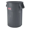 Suncast Commercial 44 Gallon Injection Molded Utility Trash Can TCU44