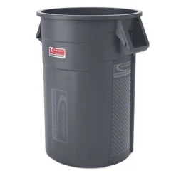 Suncast Commercial 44 Gallon Injection Molded Utility Trash Can TCU44