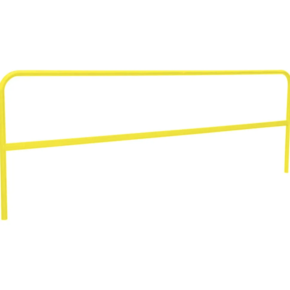 Tie Down 5' Yellow Post HSLA Steel Guardrail 70760