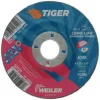 Weiler Tiger AO Grinding Wheel, 4-1/2" x 1/4", 7/8" Arbor, A24R, Type 27 57121