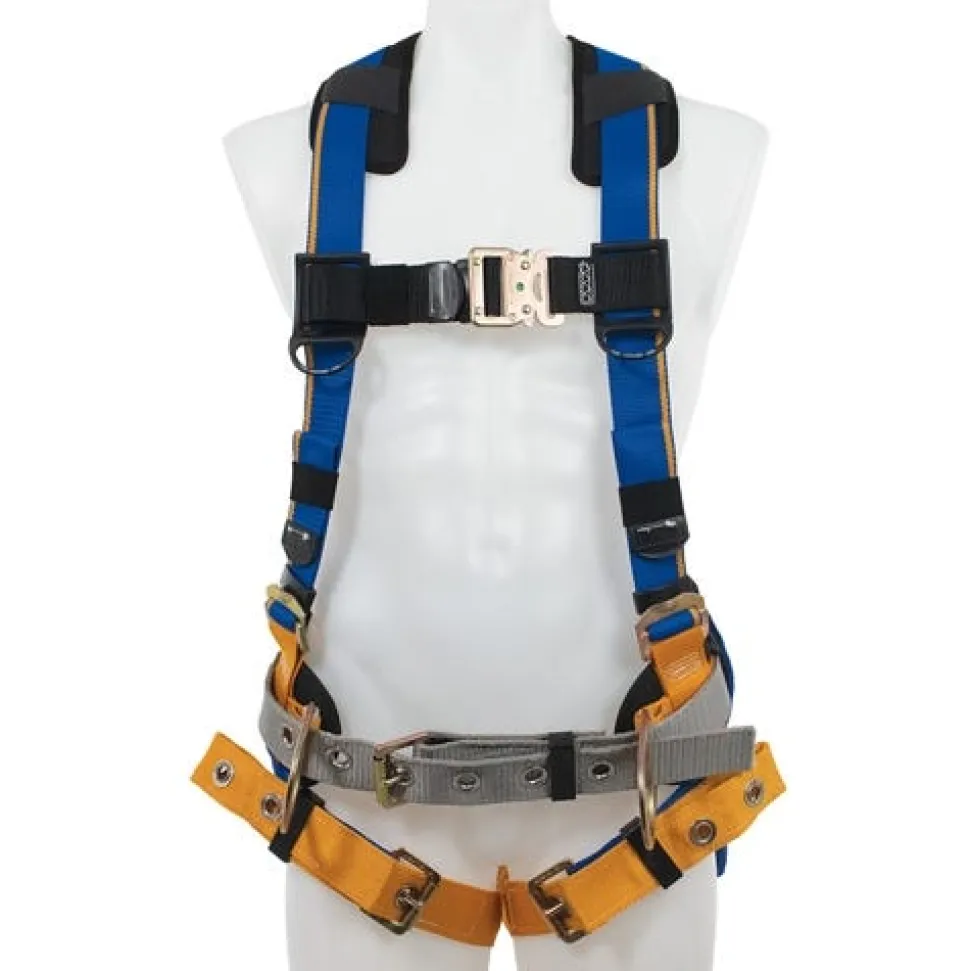 Werner Blue Armor 2000 Construction Harness; Tongue Buckle Legs