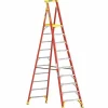 Werner 18FT Reach Height Fiberglass Podium Ladder 12ft Type IA PD6212
