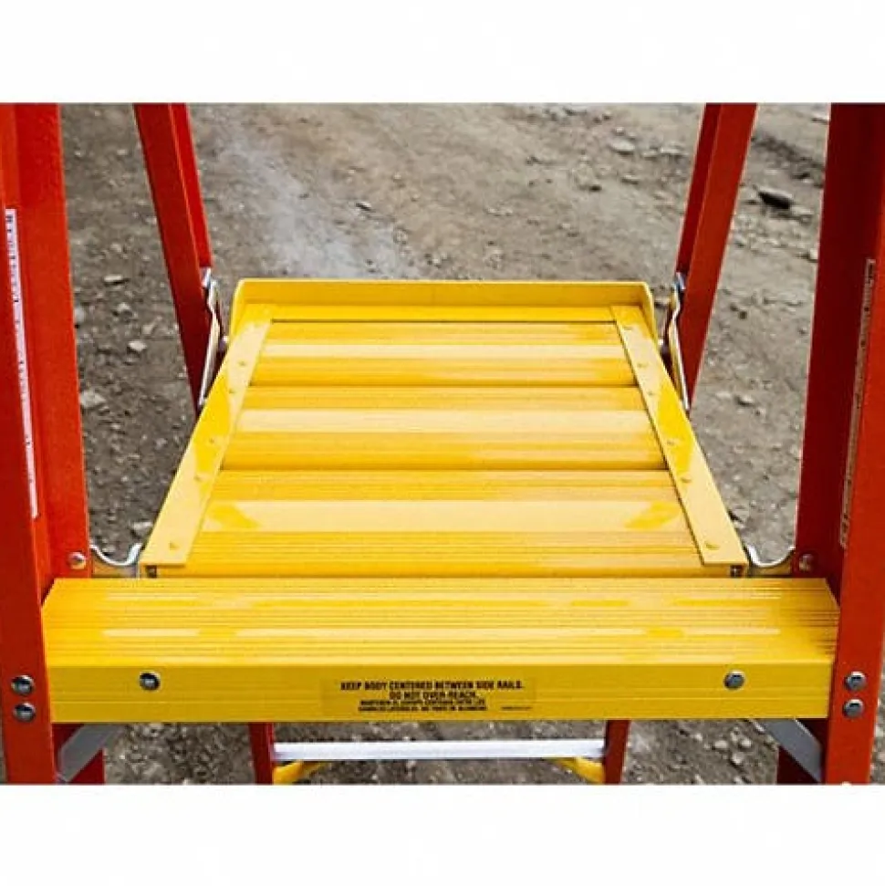 Werner 18FT Reach Height Fiberglass Podium Ladder 12ft Type IA PD6212