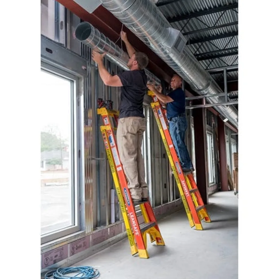 Werner 4' LeanSafe Type IA Fiberglass Leaning Ladder L6204