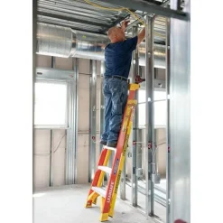 Werner 12' LeanSafe Type IA Fiberglass Leaning Ladder L6212