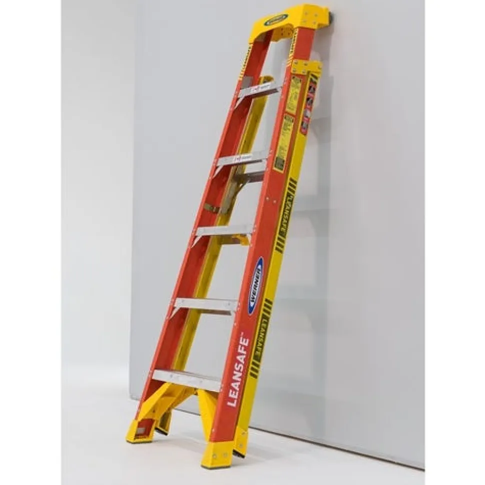 Werner 12' LeanSafe Type IA Fiberglass Leaning Ladder L6212