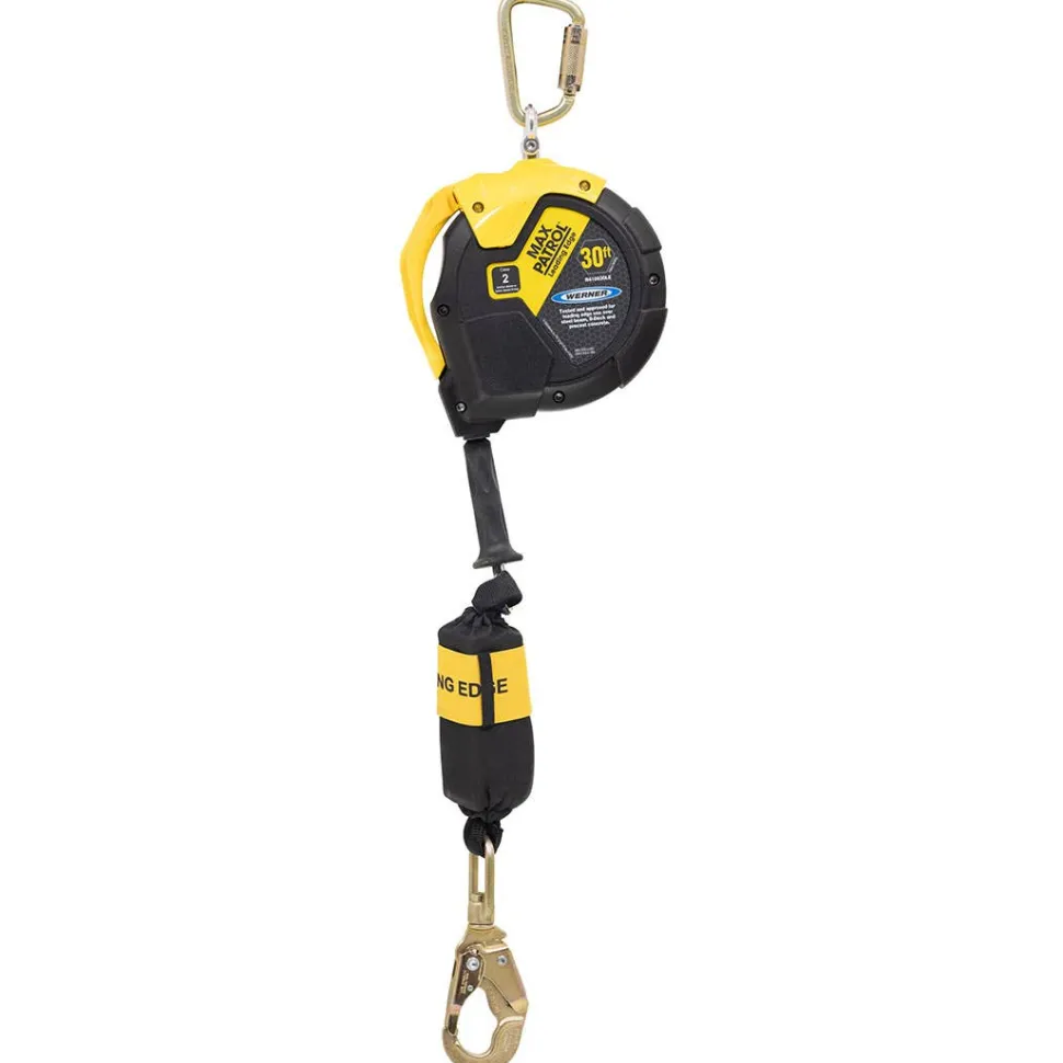 Werner Max Patrol 30' Cable Self-Retracting Galvanized Steel Leading Edge Class 2 SRL R410030LE