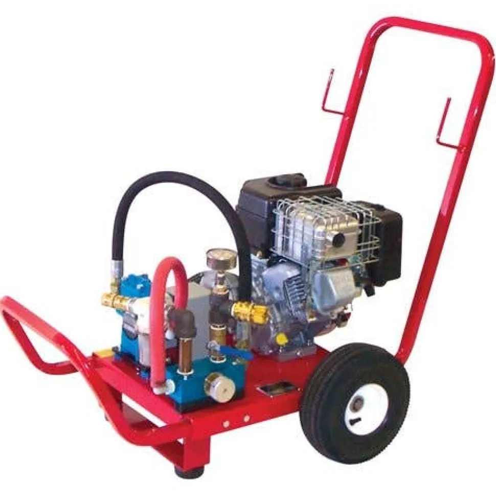Wheeler Rex Gas Twin Piston Hydrostatic Test Pump w/ 5.5 HP Honda 400 PSI 464530