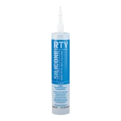 White Lighting Contractor RTV Silicone Sealant, 10 oz, Cartridge, Clear 425-WL099110C
