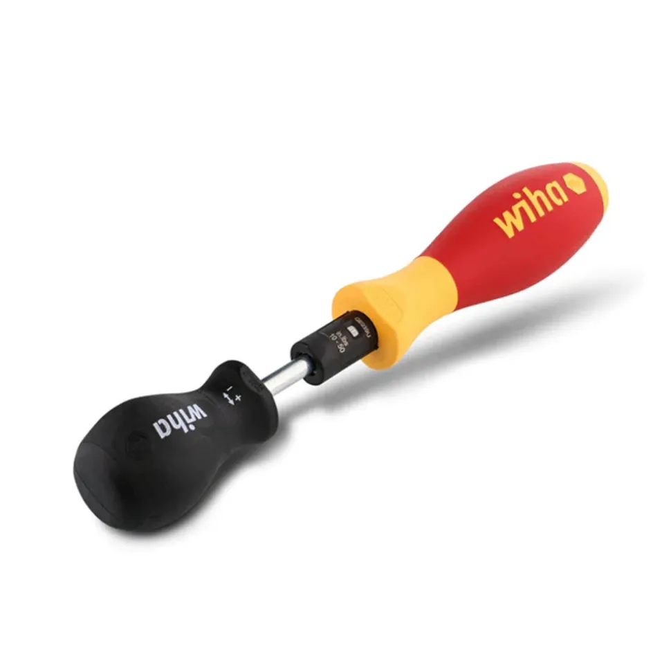 Wiha 11 Piece Insulated Torquevario-S (10-50 in/lbs) and Slimline Blade Set 28789