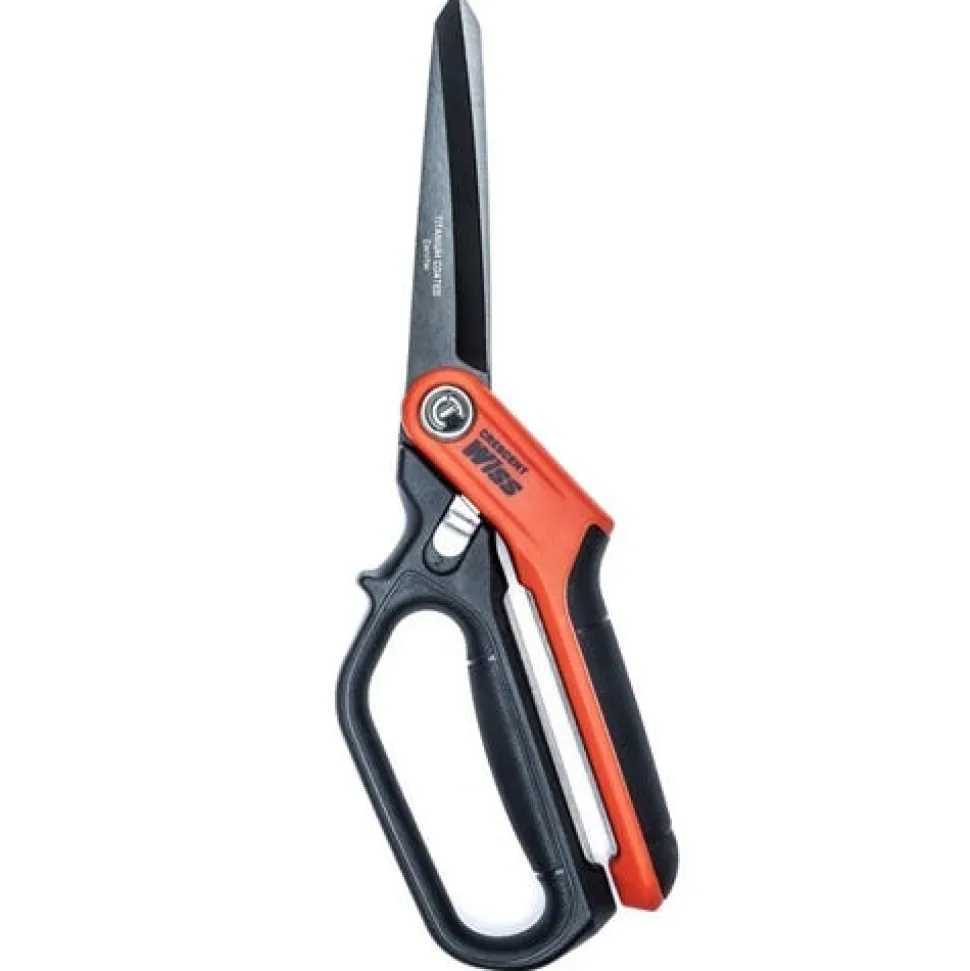 Wiss 11" Titanium Coated HD Single-Ring Tradesmen Shop Pro Shears CW11TM