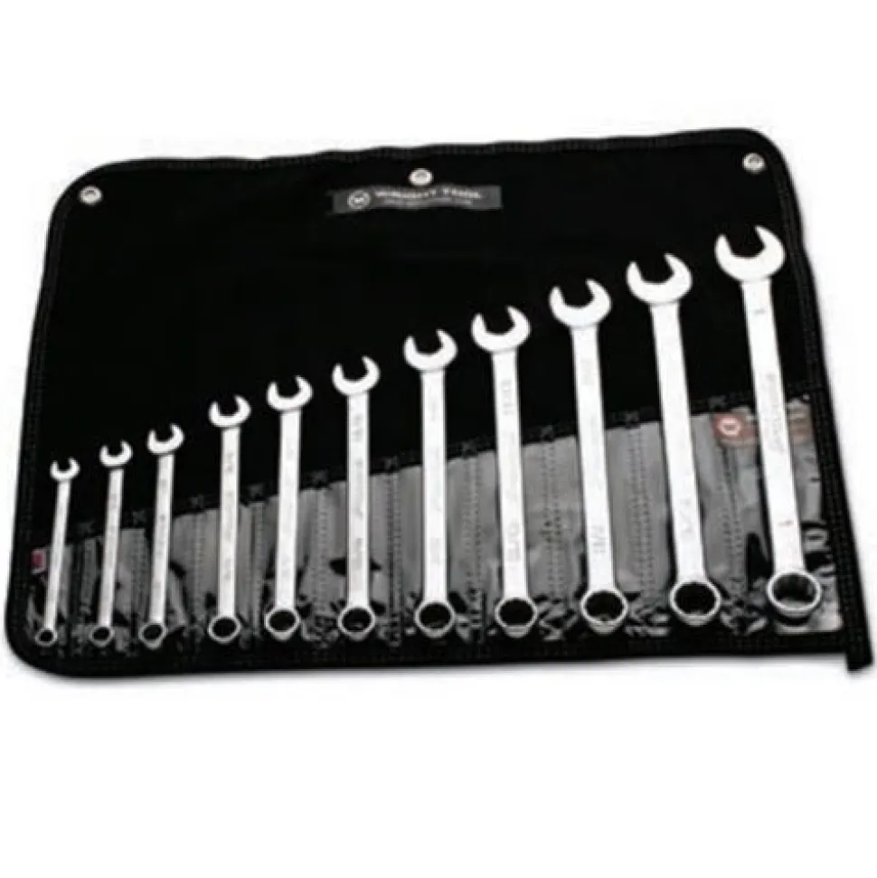 Wright 11 Piece SAE Combination Wrench Set 3/8 - 1" WRIGHTGRIP 711