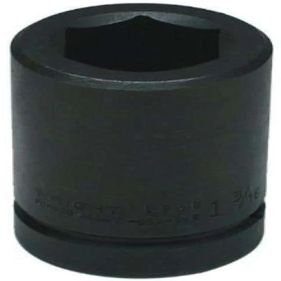 Wright 1/2" 6 Pt. Standard Impact Socket 1" 4832