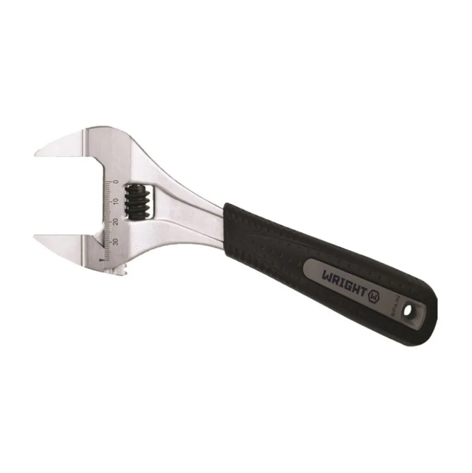 Wright Tool Adjustable Wrench Slim Jaw Extra Wide Capacity 6" 9AG06X